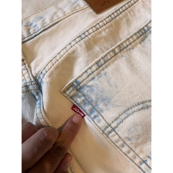 Levis Womens Red Tag Light Faded Blue Jeans 501 W3 L29 - Picture 5 of 13